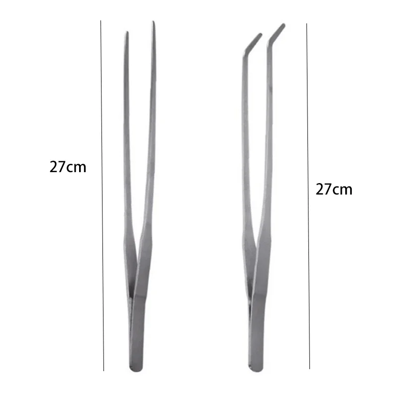 Aquarium Fish Tank Tools Kit Aquascaping Aquatic Plants Long Tweezers Scissors Stainless Steel Maintenance Accessories Tool