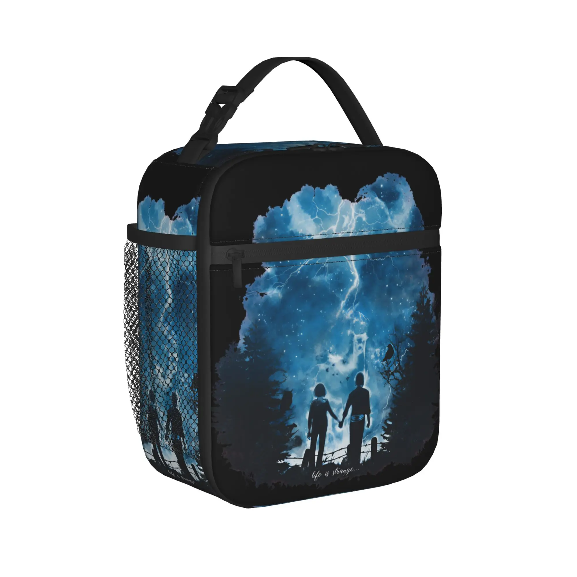 The storm of Life Is Strange Insulated Lunch Bags Cooler Bag ,Meal Container  Leakproof Tote Lunch Box Men Women Beach  Travel