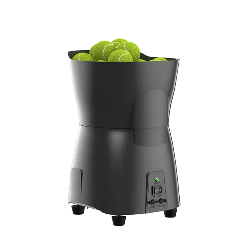 Robot da allenamento per tennis Lanciatore automatico per palline APP Controllo remoto 8-60 KM/H Velocità di servizio 65 palline Attrezzatura