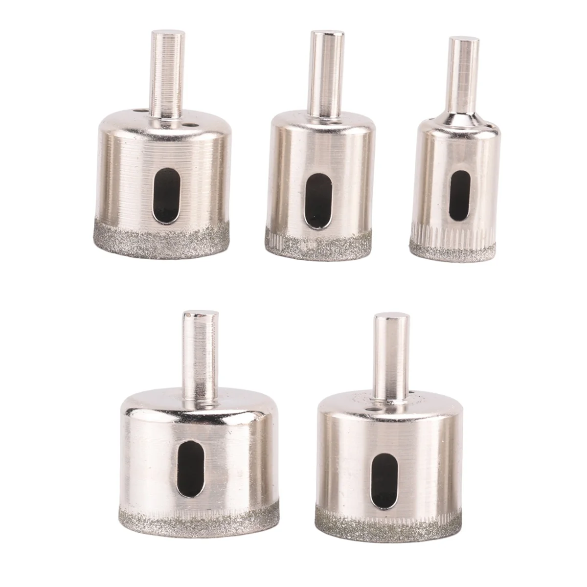 5pcs Diamond Tile Hole Saw Drill Bit Bits Set Cutting