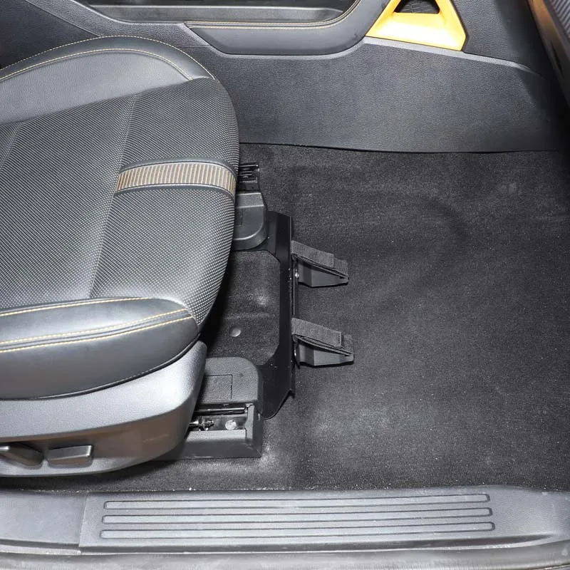 Car Passenger Seat Under Fire Extinguishing Bracket Holder For Ford Ranger T9 23-26 Carbon Steel Black Interior Car Accessories - view 5