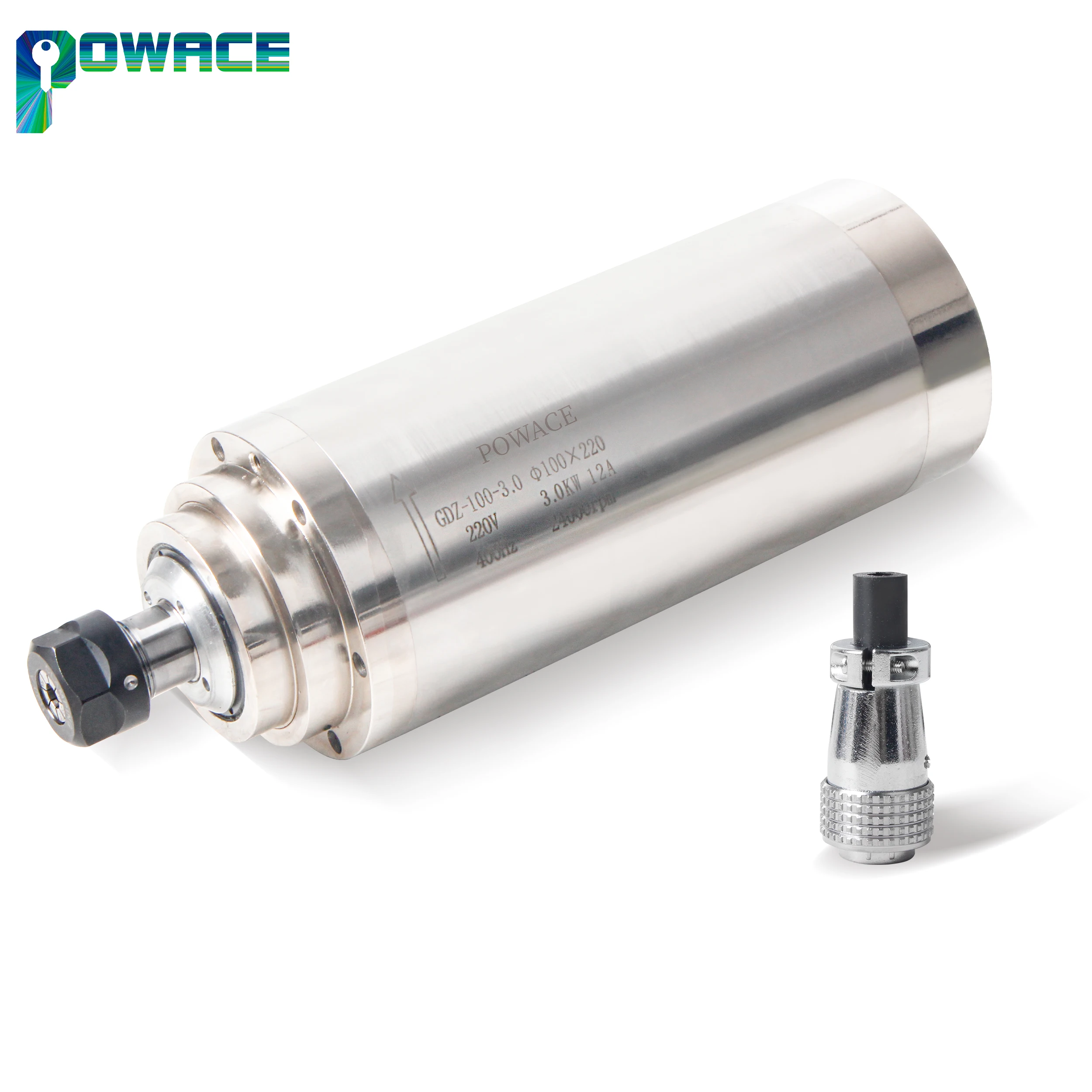 POWACE GDZ-100-3.0 3KW ER20 CN - مراجعة Water Cooled Spindle وسعره
