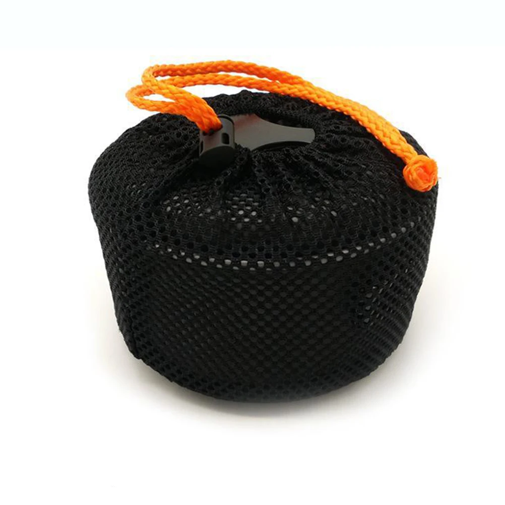 

Portable Single Pot Cooking Utensils Noodle Bowl Outdoor Stew Saucepan Black Multi Function Open Fire Health Stew