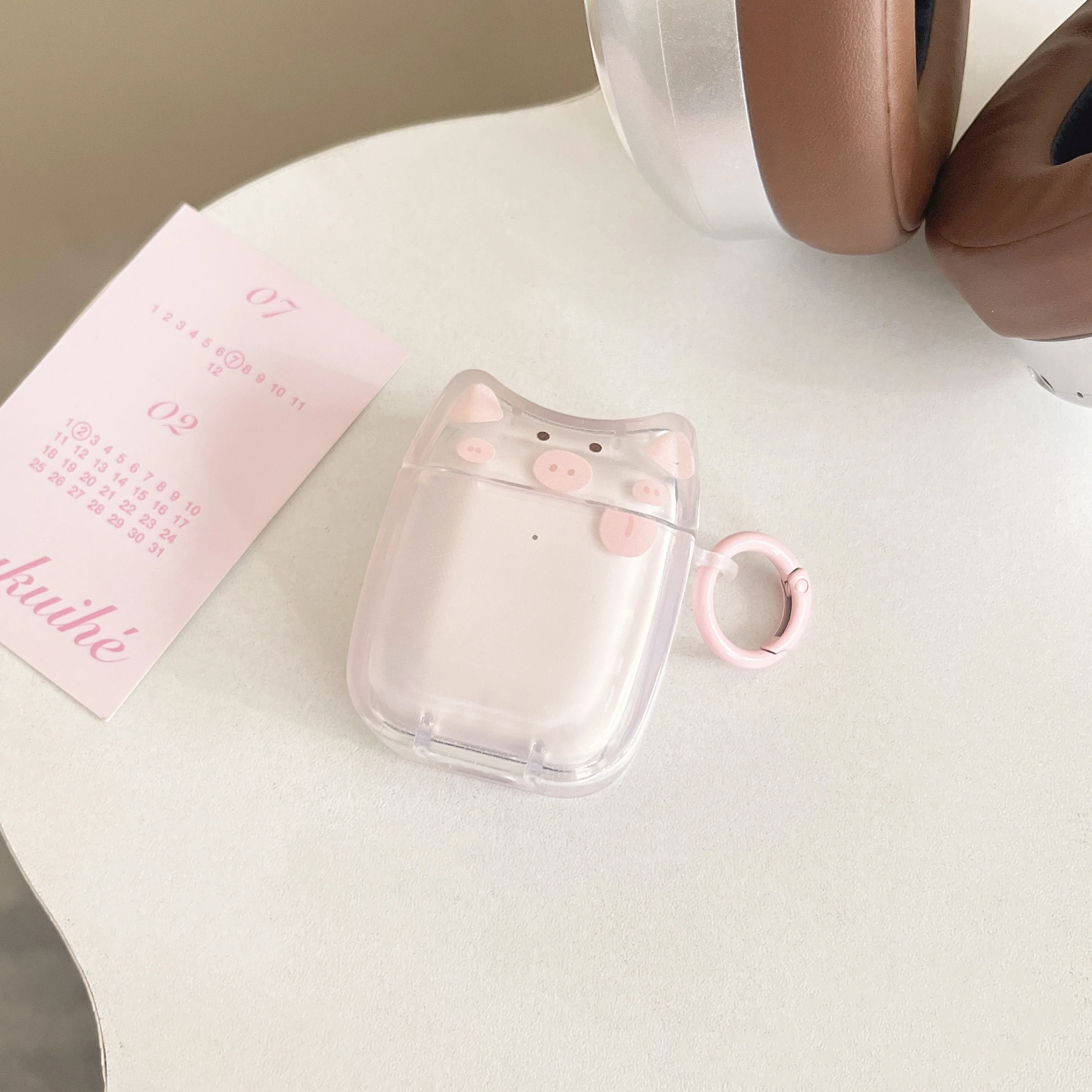 لطيف الحيوان القط خنزير الكلب جرو ins التدرج حقيبة سماعة الاذن ل أبل airpods برو 2nd 2 3 1 سماعة لاسلكية تعمل بالبلوتوث شحن صندوق