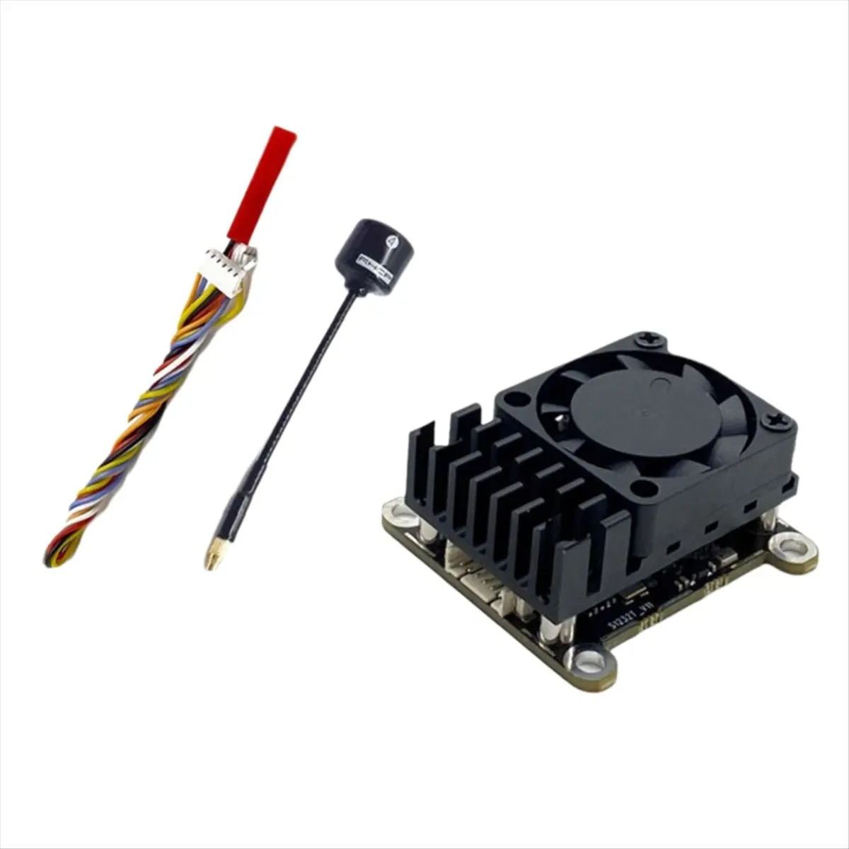T35C 5.8G 2W FPV VTX 2000mW Video Transmitter Module+Upgrade Antenna High Power Adjustable for FPV Long Range RC Drone
