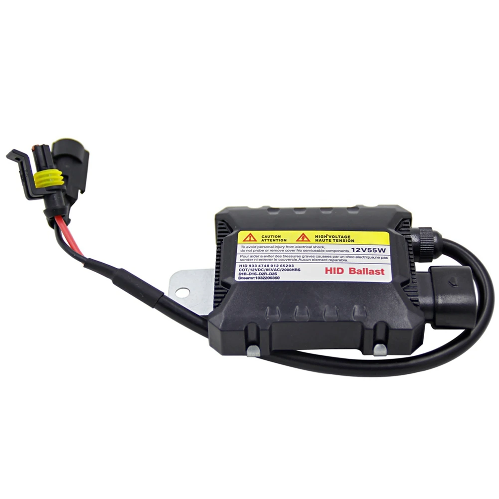 4X 55W HID Bi Xenon Ballast 12V Digital Slim Ballast Fast Bright Electronic Ballast For H1 H3 H3C H4-1 H4-2 H7 H8-N30R