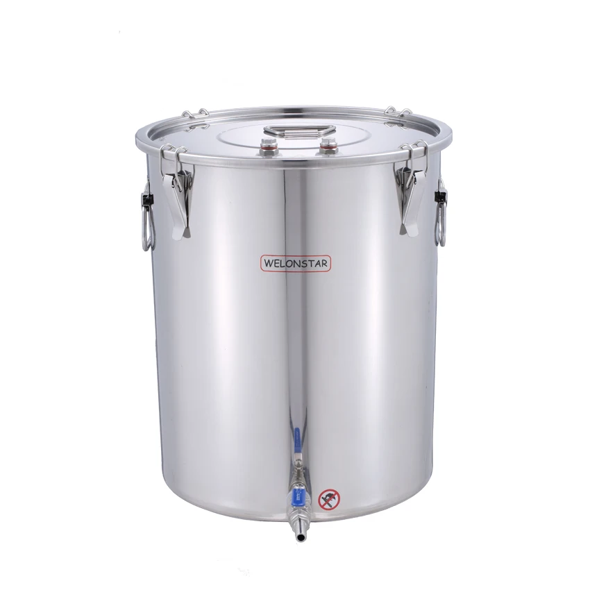 Home brewing  boiling kettle fermentation tank Multi-functional brewing pot Beer brewery 60 liters