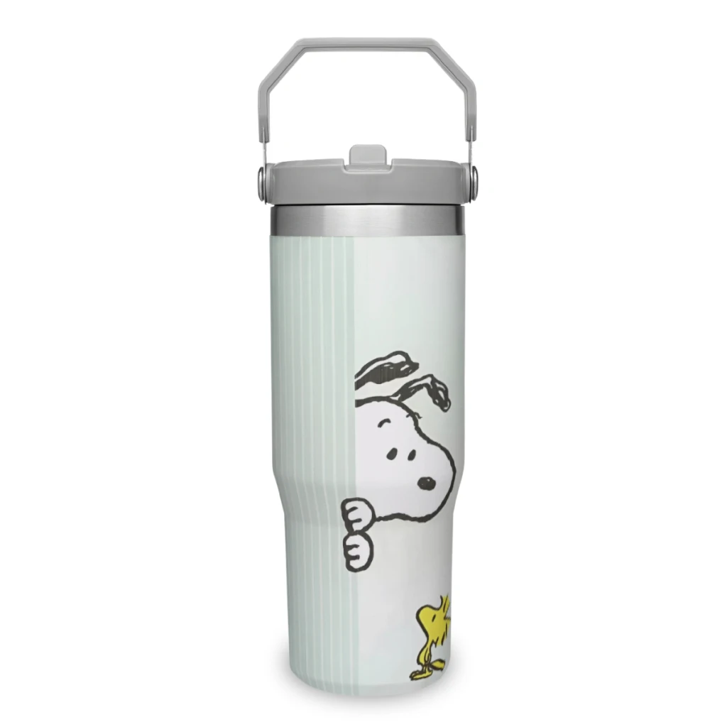 

Portable Car Cup Snoopy Stainless Steel 304 Tumbler Water Bottle 30oz/900ml