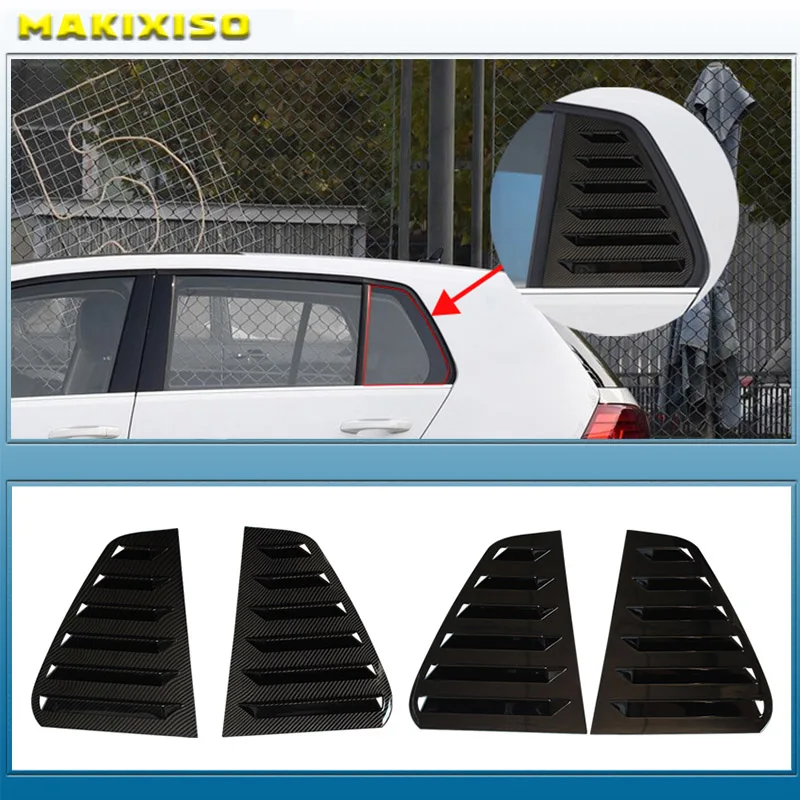 Auto Heckscheibe Shutter Abdeckung Trim Fenster Jalousie Seite Vent Für VW Golf 7 MK7 7,5 GTI GTD R R-Line 2013-2020 Auto Dekoration