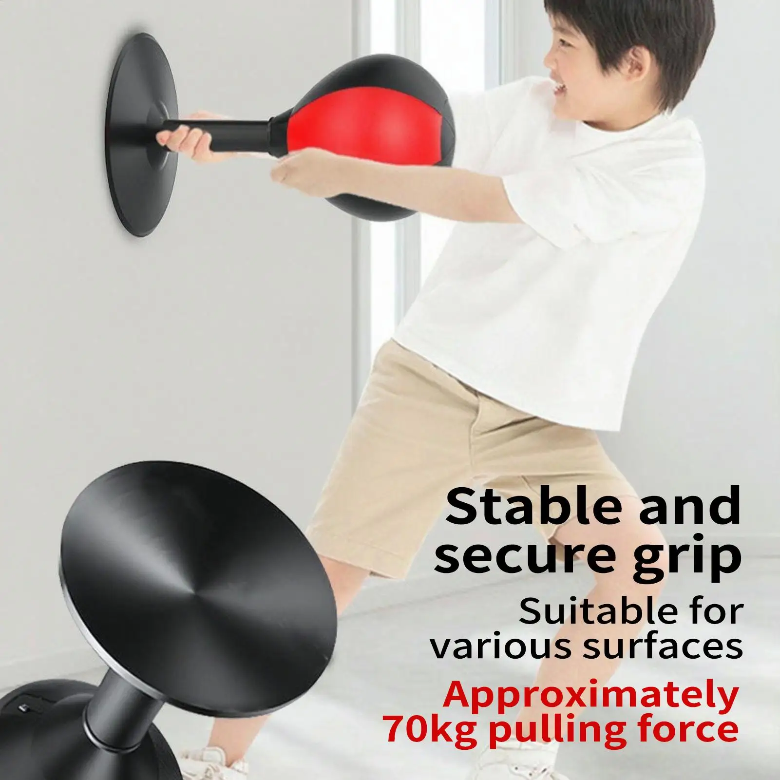 Desktop Punching Bag Suction Cup Table Boxing Toy Reflex Training Game Desk Punch Bag for Kids friends Birthday Christmas gifts