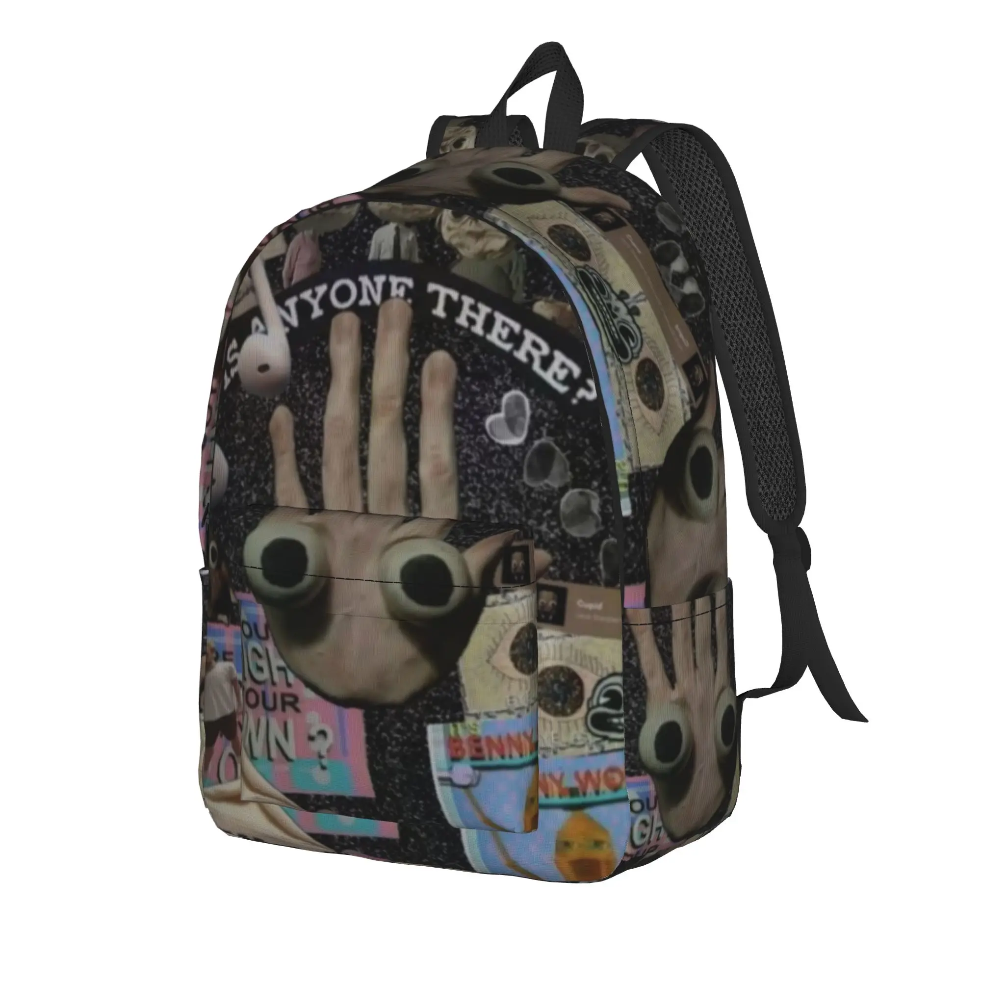 Jack Stauber Mix Backpack for Men Women Teenage Student Hiking Travel Daypack  College Shoulder Bag Durable
