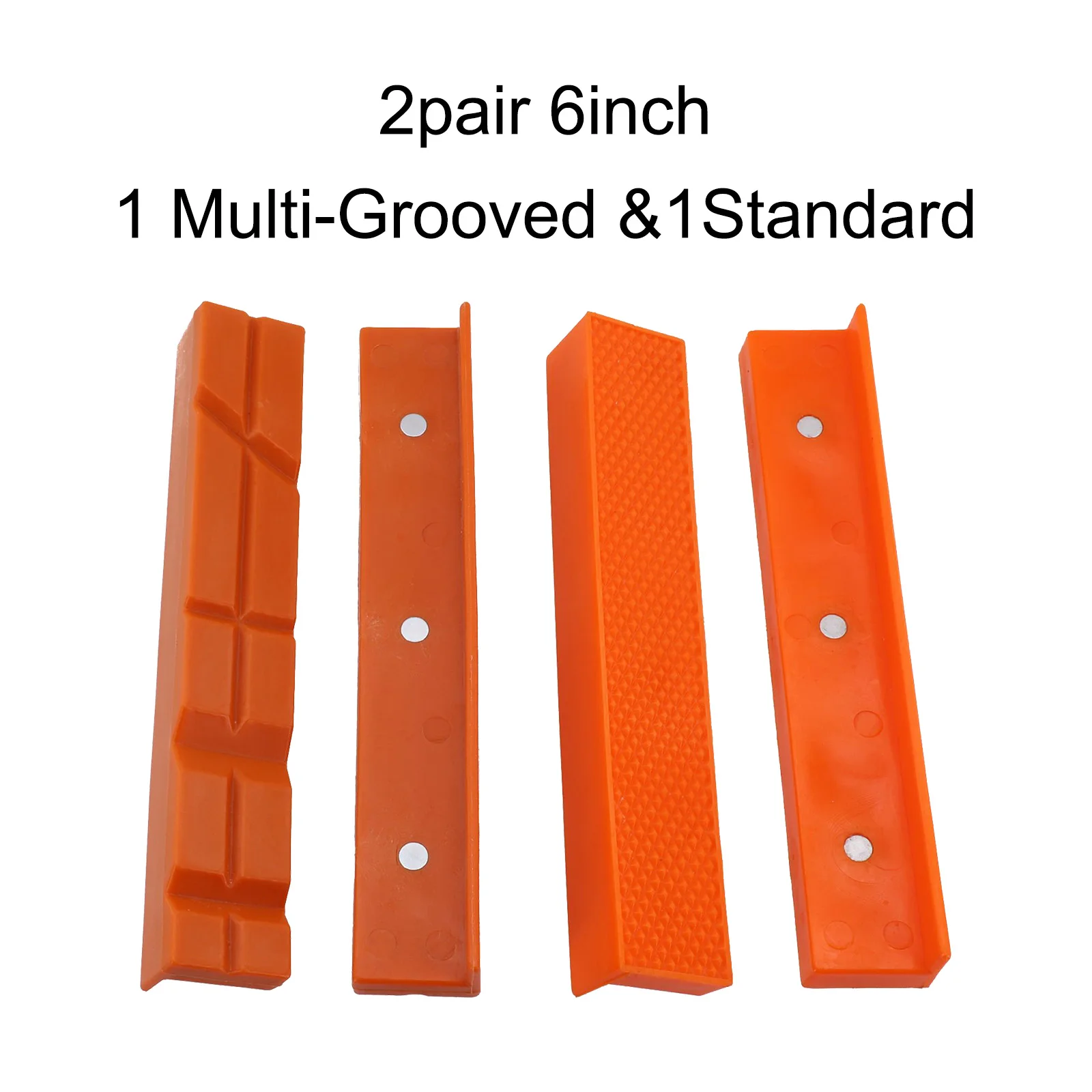 Jaw Pad Set for 4 5 6 Inch Vise Tools Compatible with Milling Machines and Drill Press Clamps for Secure Clamping view 3