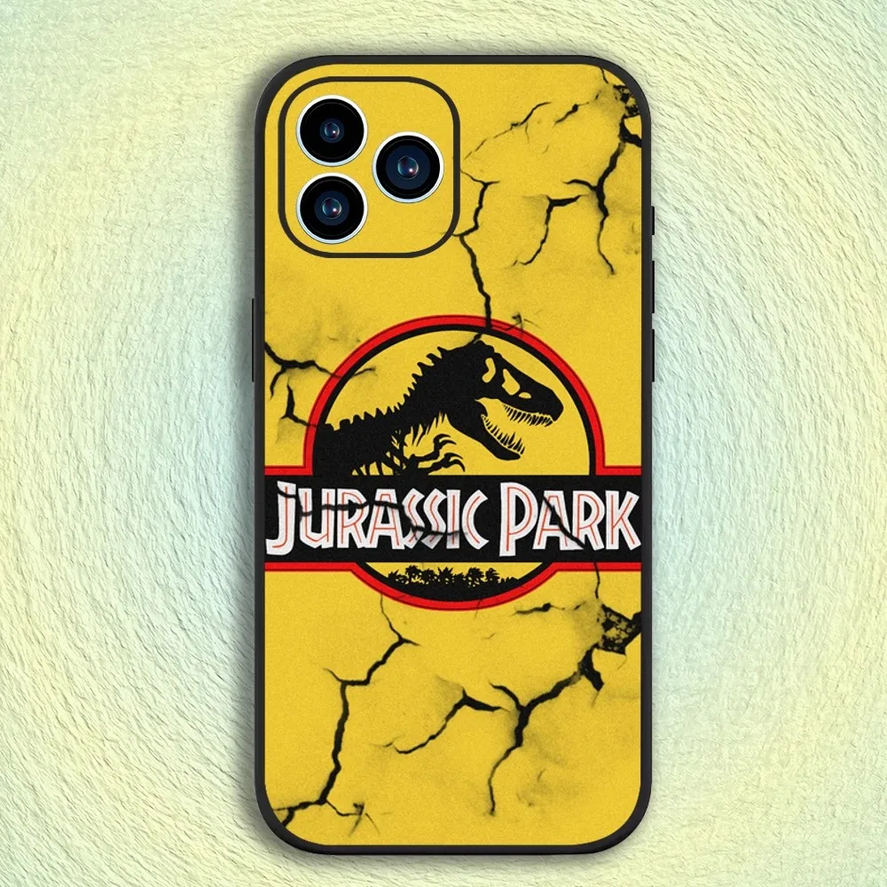 Film J-Jurassic Parks Dinosaur World Phone Case For iphone15 14 13 12 11 Pro Max Mini X 7 8 Soft Case