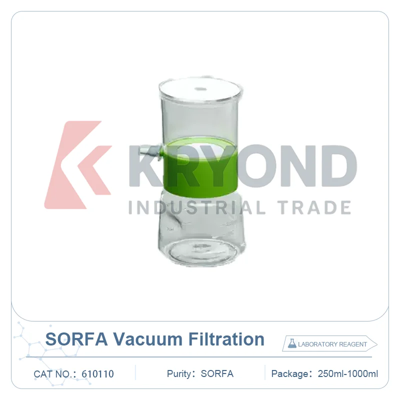 SORFA Vacuum Filtration PES Membrane 0.22um 0.45um 150ml 250ml 500ml Individually Packed Lab Sample Preparation Research Use