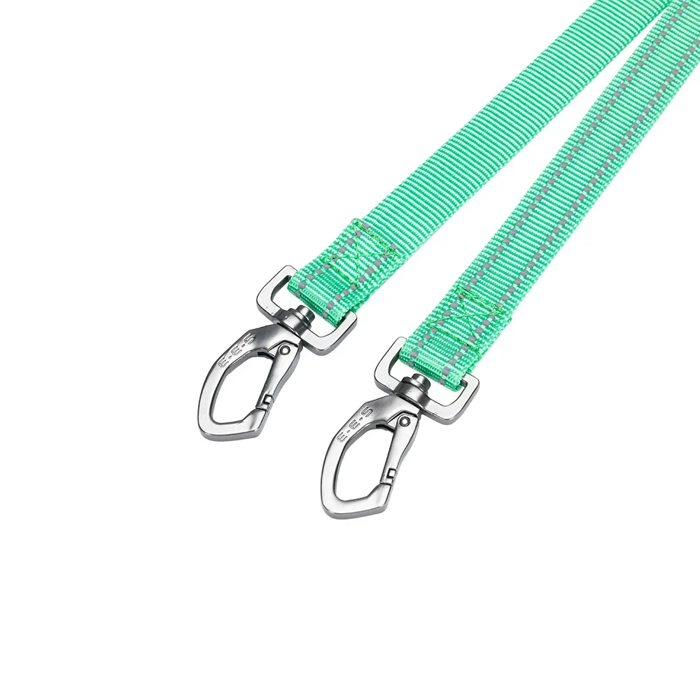 Double Dog Leash Pet Couple Walking Leads Traction Rope 2 Hook Dogs Leashes Adjustable with Handle Tied Dog Supplies