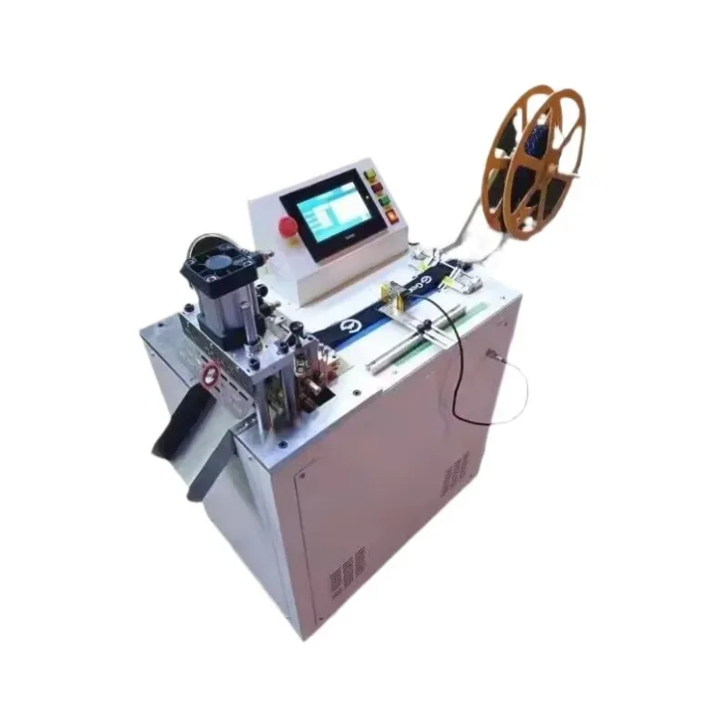 Ultrasonic tape cutting machine, rounded corner belt punching machine