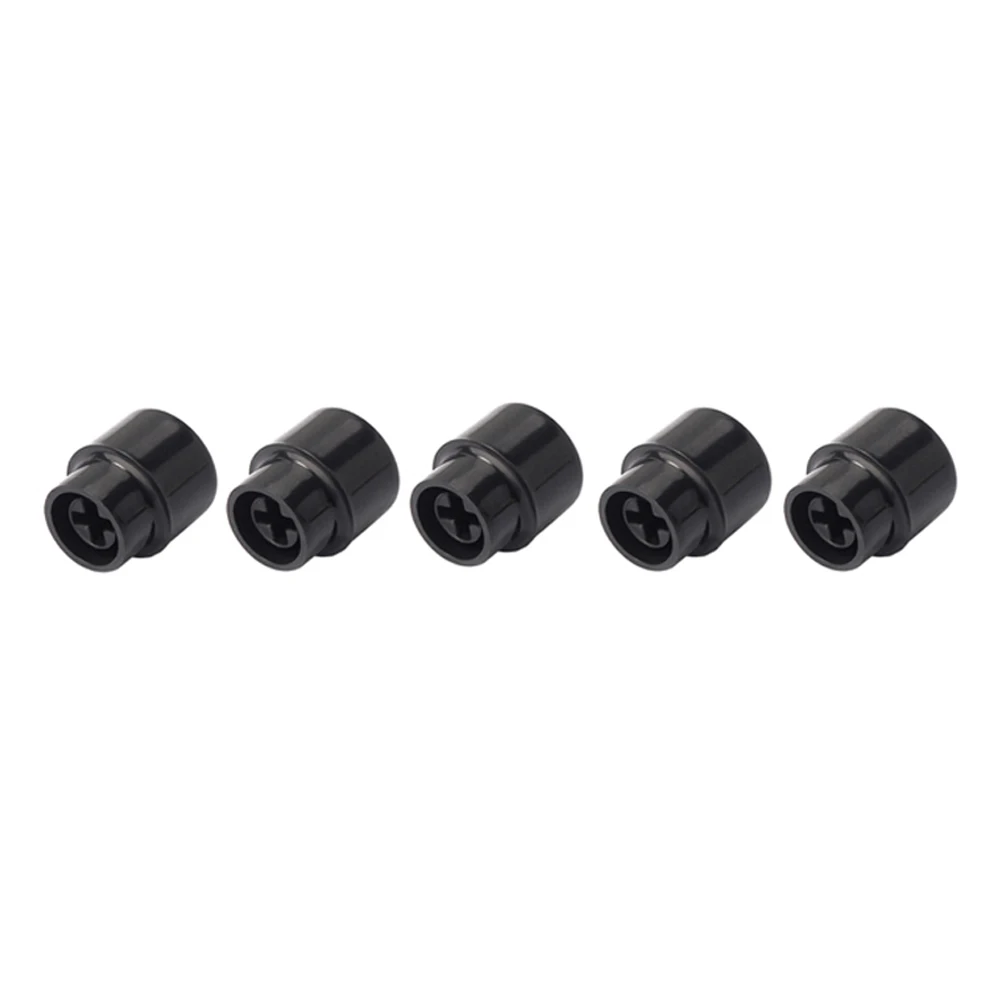 

5Pcs Pickup Tip Cap Black Replacement for Guitar Selector Switch Round Vintage Style No Thread Assembly Pickup Tip Cap