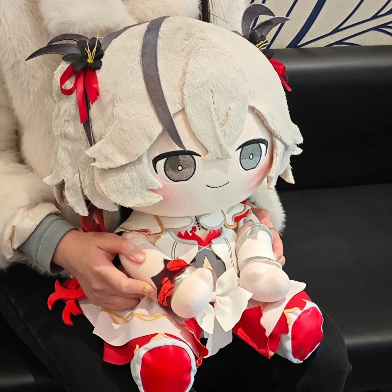 Anime Game Wuthering Waves Camellya 40cm Anime Periphery Sitting Posture Figure Idol Plushies Girl Birthday Gifts Cosplay Doll