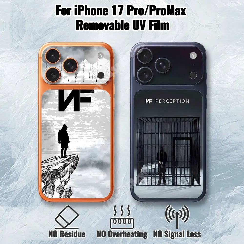 Rapper NF N-Nathan F-Feuerstein Removable UV Film for iPhone 17 Pro 17 ProMax Protective Sticker