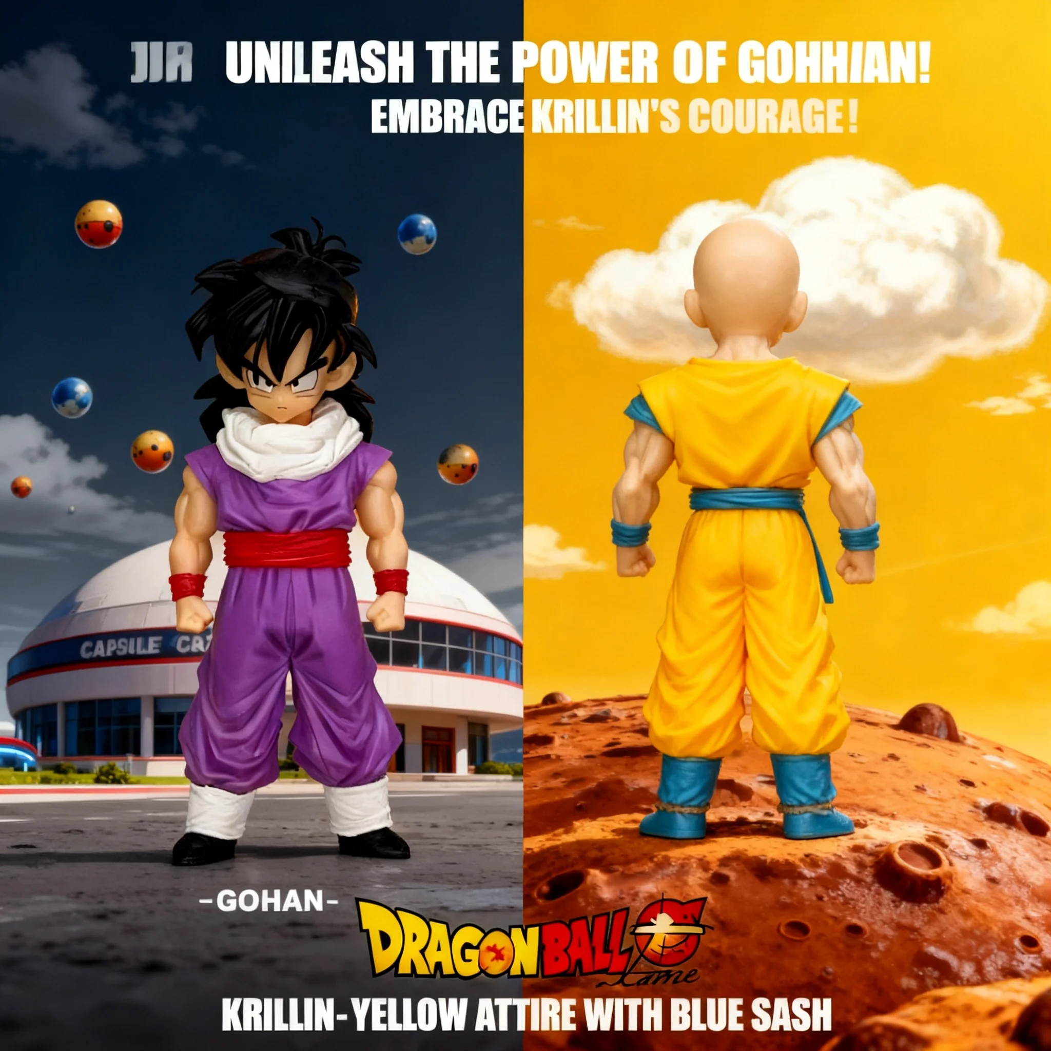 

Dragon Ball Z GK Second Edition Gohan Krillin Action Figure Collectible Statue Anime Model Decoration Wholesale