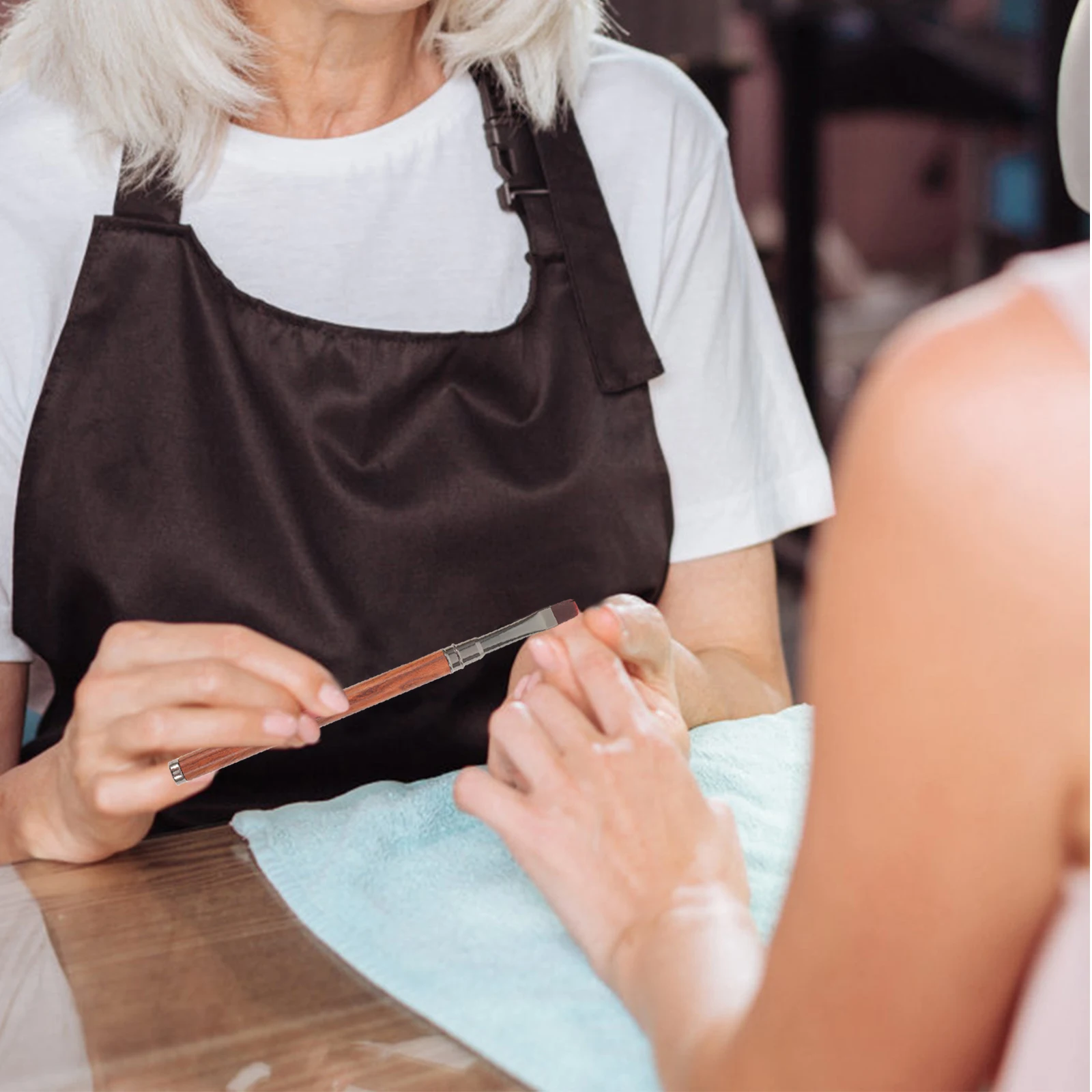 Dual Ended Nail Art Tool Wood Handle Magnet Pen for Cat Eye Gel Design Smooth Application Nail Liner Supply