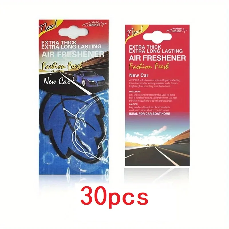 3-60 Stuks Auto Luchtverfrisser Natuurlijke Geurende Thee Papier Auto Opknoping Vanille Parfum Geur Bladvorm Auto accessoires Interieur