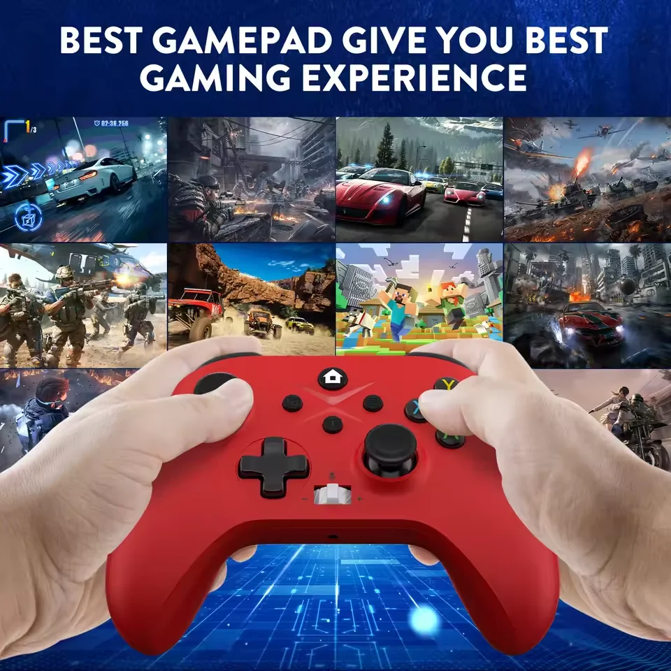 2.4G Wireless Gamepad For Xbox One Series X/S/PC Controle Xbox One 6 Axis Gyro With Dual Vibra Turbo Game Consoles Controller