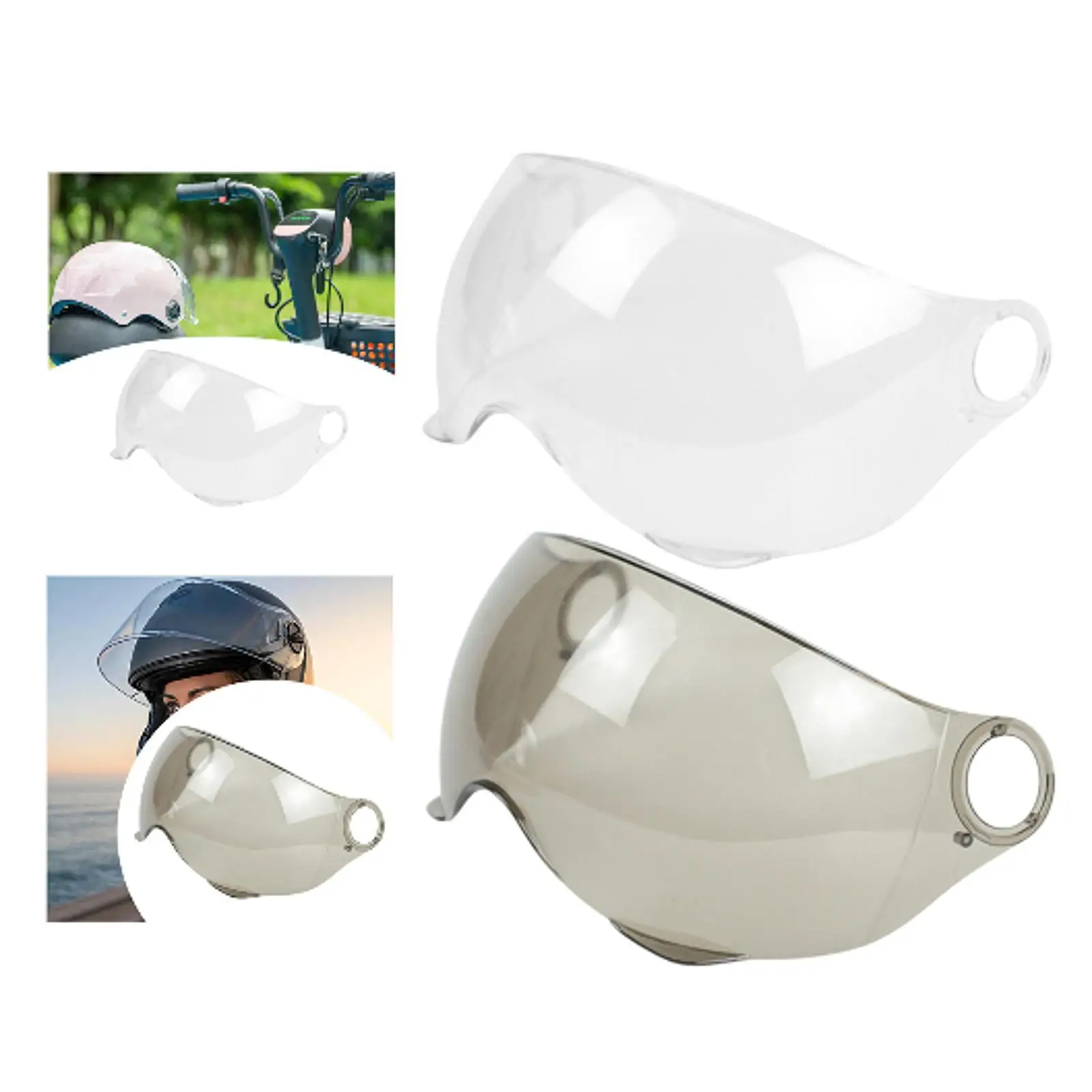 Motorcycle Helmet Visor Lens High Performance Parts Lightweight Anti Scratch