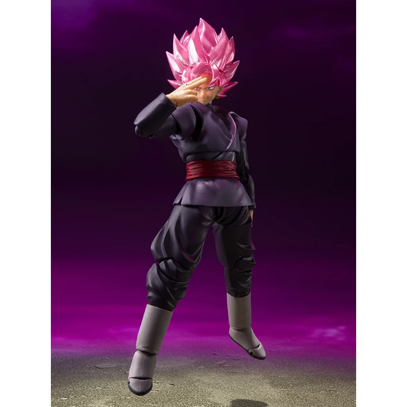 Disponibile Bandai SHFiguarts SHF Dragon Ball Super Saiyan Rose Goku Nero Anime Action Figure Toy Regalo Modello Collezione Hobby