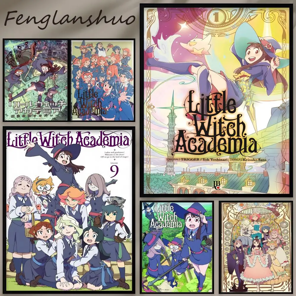 popular anime Little W-Witch Academia Poster Stylish Waterpr
