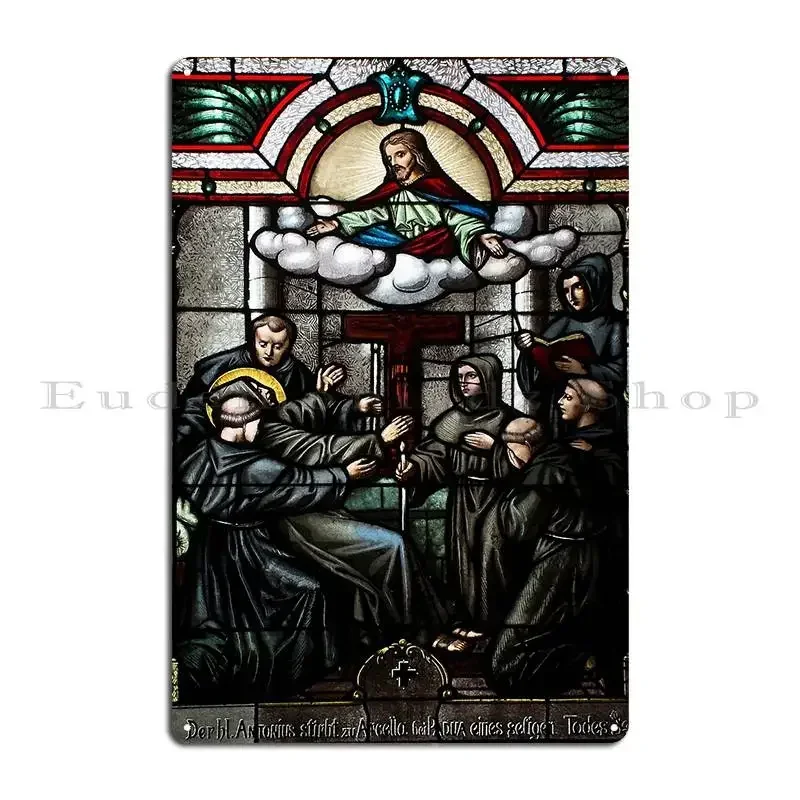St Antonius Alserkirche Vienna Austria Metal Sign Garage Garage Mural Kitchen Customized Tin Sign Poster