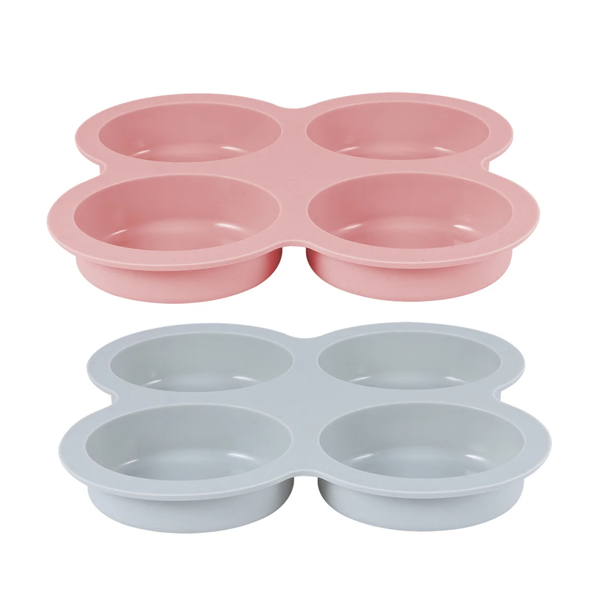 

2pcs Silicone Soap Mold 4 Cavities Oval Diy Cake Chocolate Making Baking Craft Molds For Handmade Soap Pudding Tools Kit