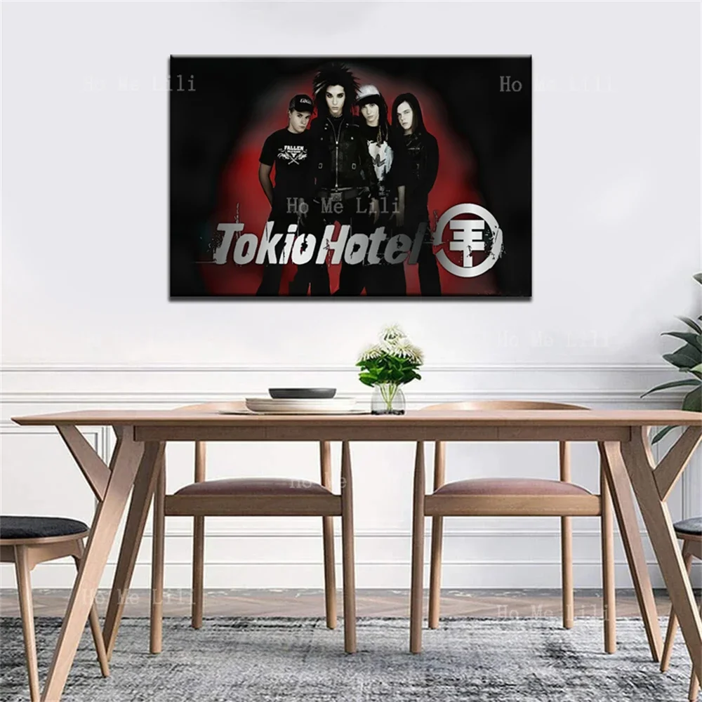 The Best Band Tokio Hotel Übers Ende Der Welt Rock And Roll Music Art Poster Canvas Wall Art Painting