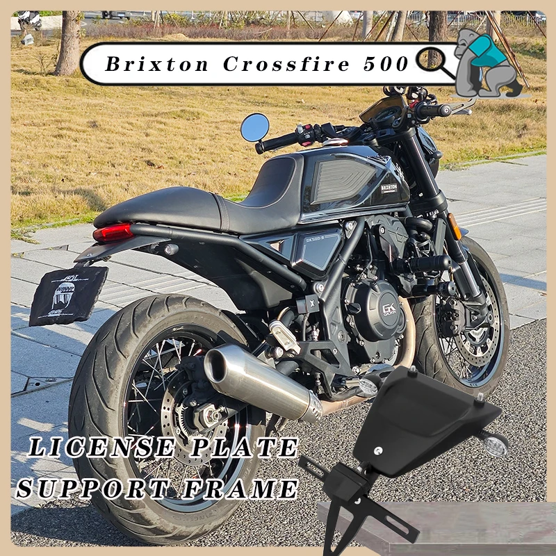 

Черный задний брызговик из АБС-пластика для мотоцикла с кронштейном и задним поворотником для Brixton Crossfire 500