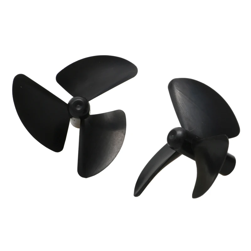 2Pair RC Bait Boat High Power Propeller Dia 38mm Shaft Hole 2.2mm 3-Blade Paddle with Large Thrust for Model Toys Ship 390 Motor