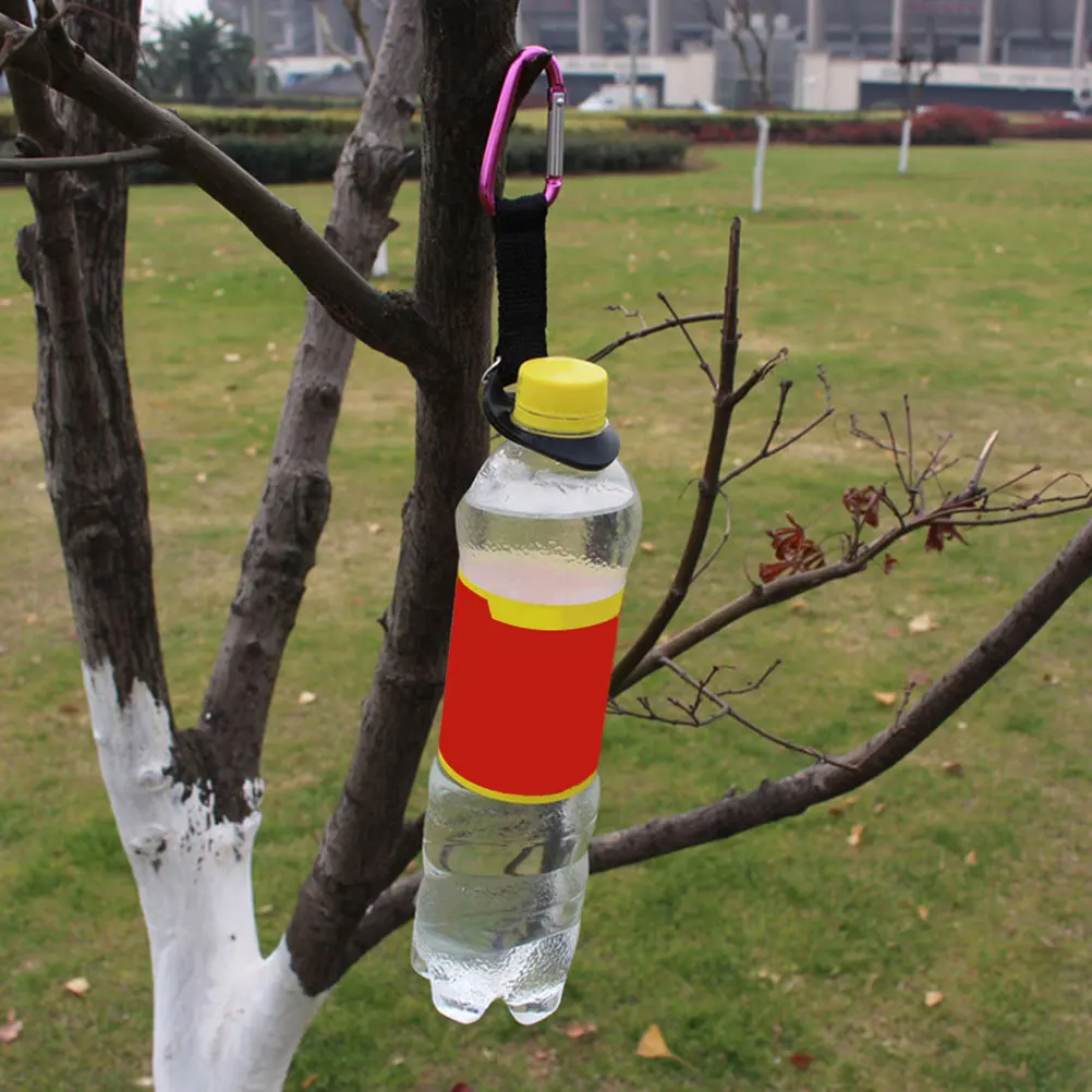 

6Pcs Water Bottle Buckle Secure Handsfree Hook for Camping Climbing Walking Soda Bottle Holder Hanging Buckle Carabiner Clip