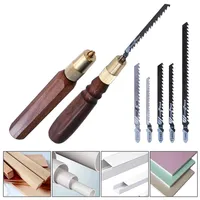Mini Hand Saw Set with High Carbon Steel Blades Coarse and Fine Tooth for Wood Cutting Replaceable Blade Wood Handle