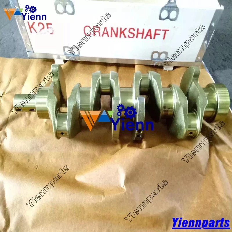 Cigüeñal K25 91H20-00990 N-12201-FU400 compatible con piezas de reparación de motor de carretilla elevadora NISSAN LO2 K21 K25
