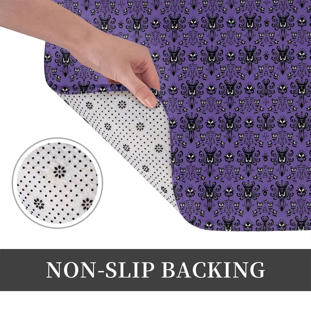 Haunted Mansion Anti-slip Doormat Floor Mat Absorbent Mat Carpet Rug for Kitchen Entrance Home Bathroom Living room Footpad Mats