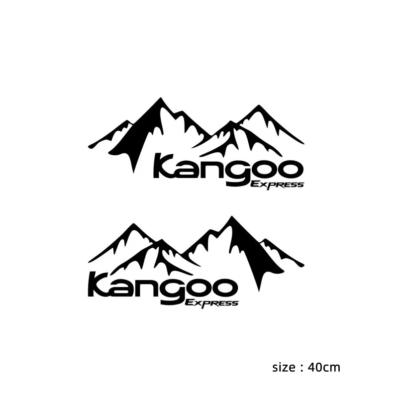 

2PCS Car Body Door Side Stickers For Renault Kangoo 1 2 3 4x4 MK1 MK2 MK3 Van Mountain Graphics Vinyl Decal Sport Accessories