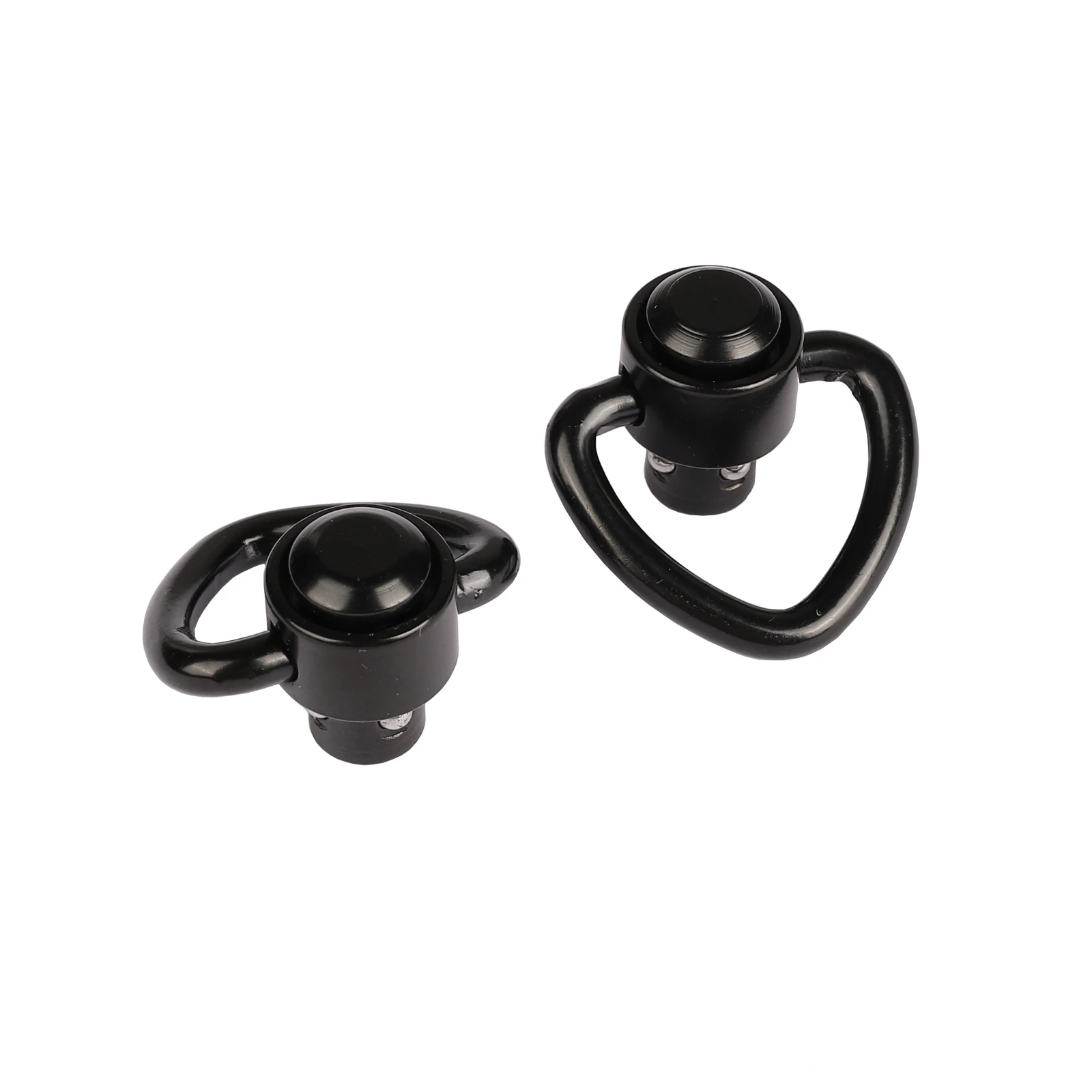 2PCS Rifle Push Button QD Release Sling Swivel Mount Ring with a Sling Swivel Mount Rifle Hunting Accessories