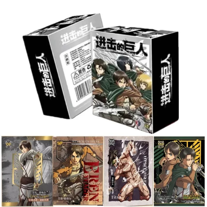 بطاقة مجموعة ألعاب الهجوم على Titan Allen's Survey Corps Collection، بطاقة المعركة النهائية القابلة للجمع، هدايا هدايا عيد الميلاد