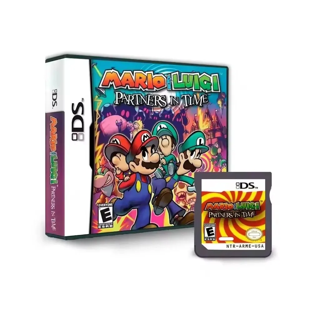 خرطوشة ألعاب Fun DS الشهيرة - بطاقة ألعاب فيديو من سلسلة Mario، وحدة تحكم محمولة، بطاقة ألعاب متوافقة مع صندوق هدية للأطفال #3