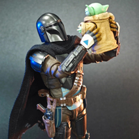 Star Wars Mandalorian Yoda Baby 6-Inch Action Figure - Movable Doll Hand-Made Collectible Model Toy For Fans Gift