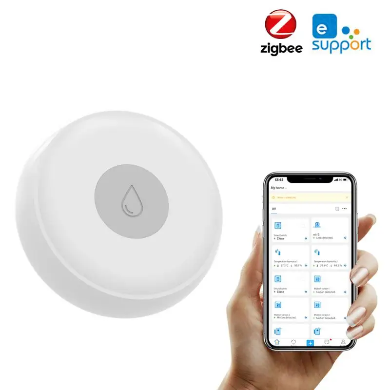 

Wireless Flood Detector Water Leak Alert Detection Smart Home Smart Water Leak Sensor Water Level Detector Mini