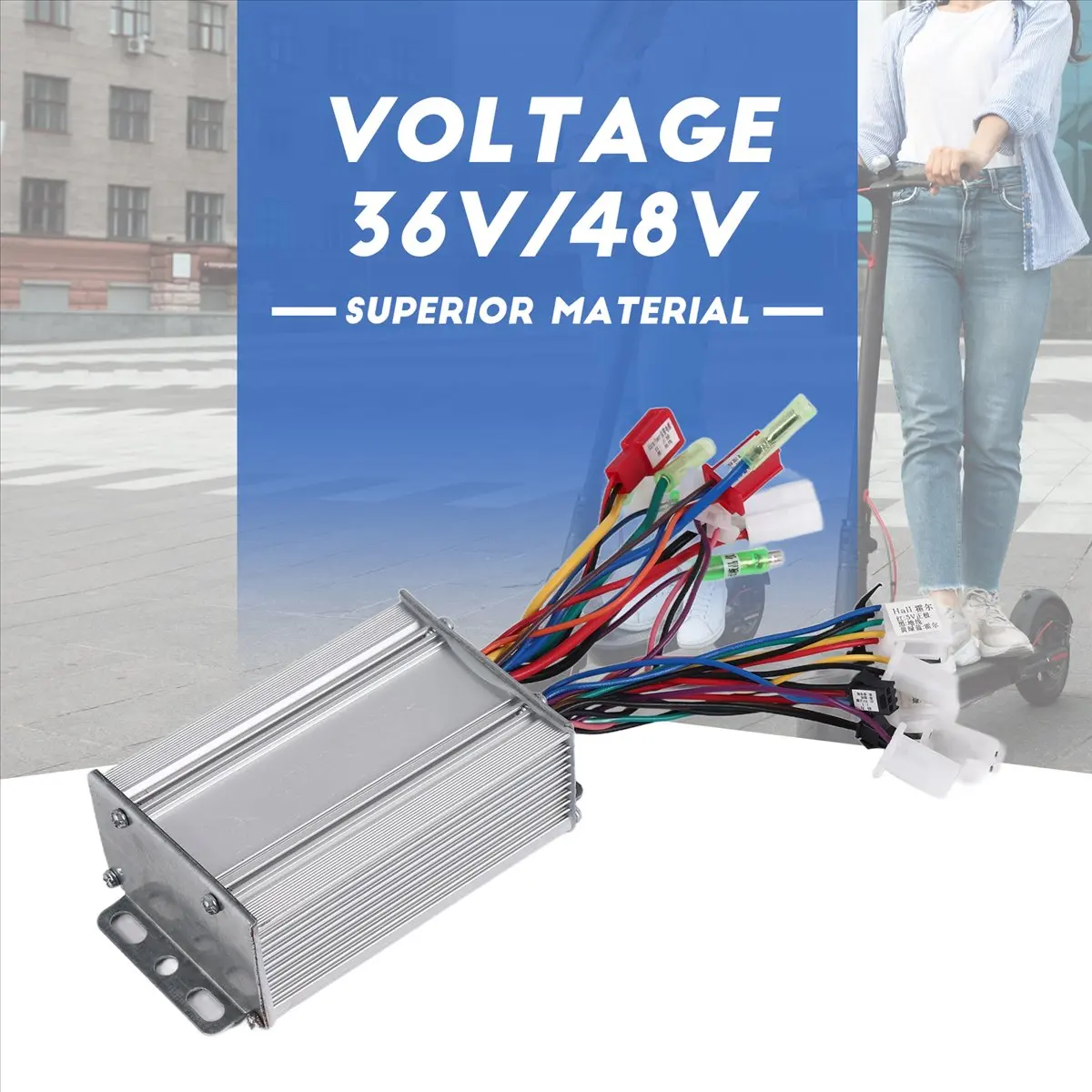 

ABXI Electric Bike Brushless Motor Controller 36/48V 350W For Electric Scooters New