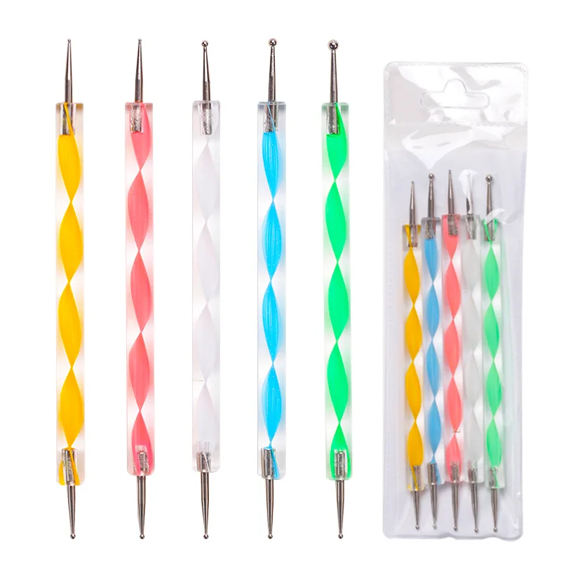 5-Piece / 8-Piece / 13-Piece Ballpoint Pens, Including Screw Rods, Dot Brushes, Diamond Pens and Double-Ended Dot Brushes