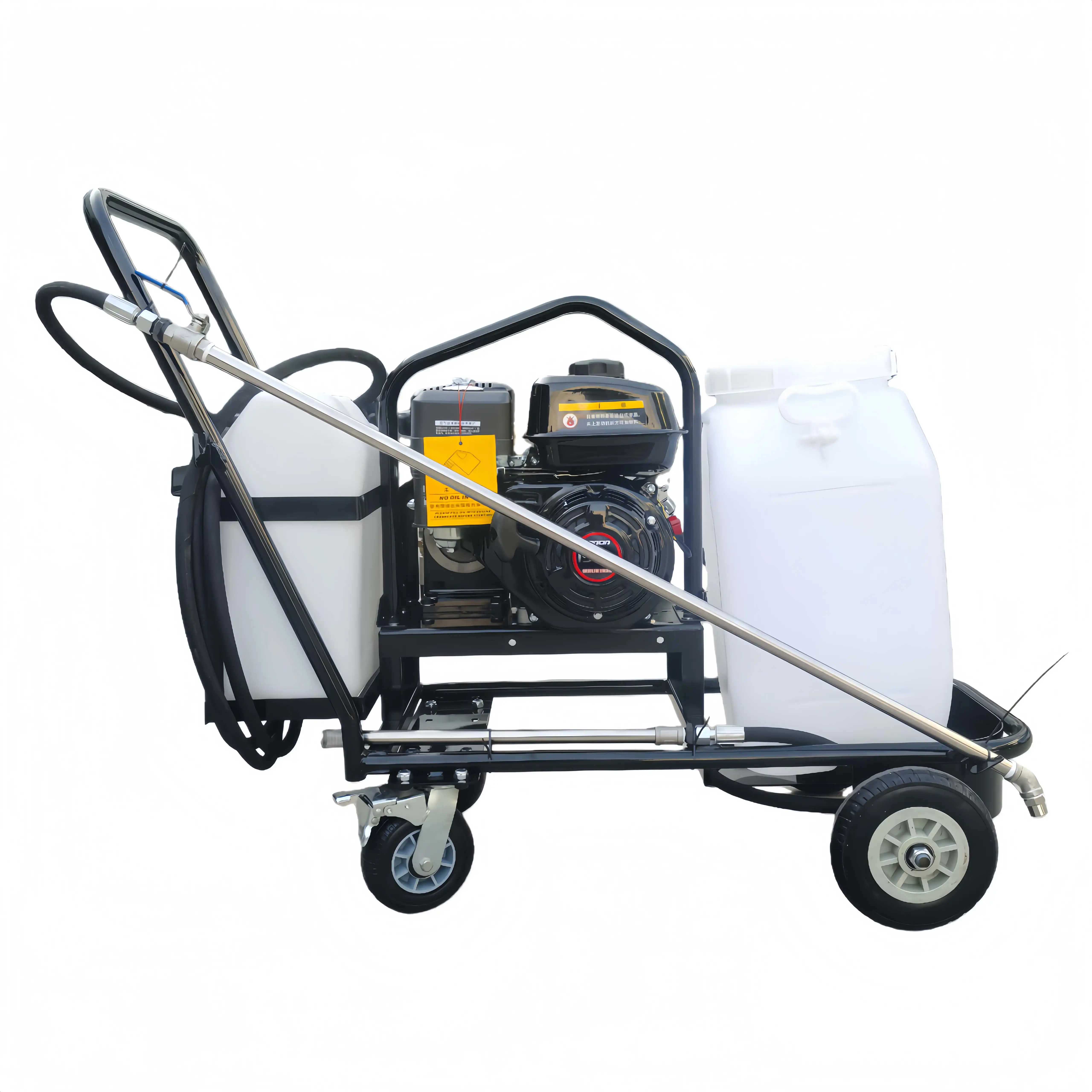 4.0kW Gearbox Motor Asphalt Bitumen Emulsion Machine Manual Spreader New Mini Sprayer Construction Equipment