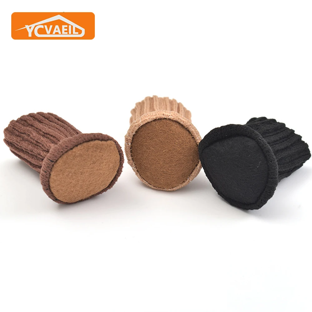 4pcs Table Legs Socks Knitted Felt Stool Chair Leg Cover Floor Protectors Pads For Non-slip Mute Furniture Chair Leg Caps image 6