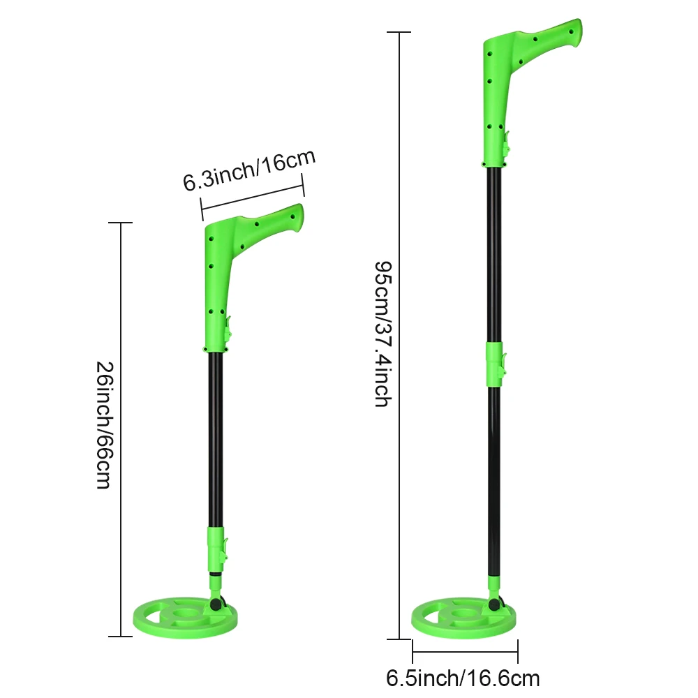 Kids Metal Detector with Intuitive LCD Display, Lightweight Kids Metal Detectors with 6” Search Coil for Exploration Hiking Gol